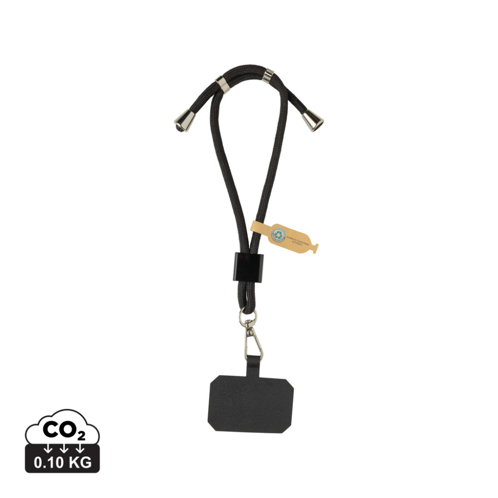 Logo trade promotional gifts picture of: CarryLoop RCS recycled PET adjustable phone holder wristlet